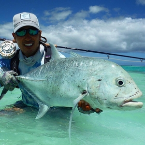 Christmas Island GT fly fishing